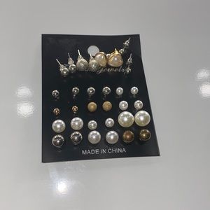 Pearl earrings